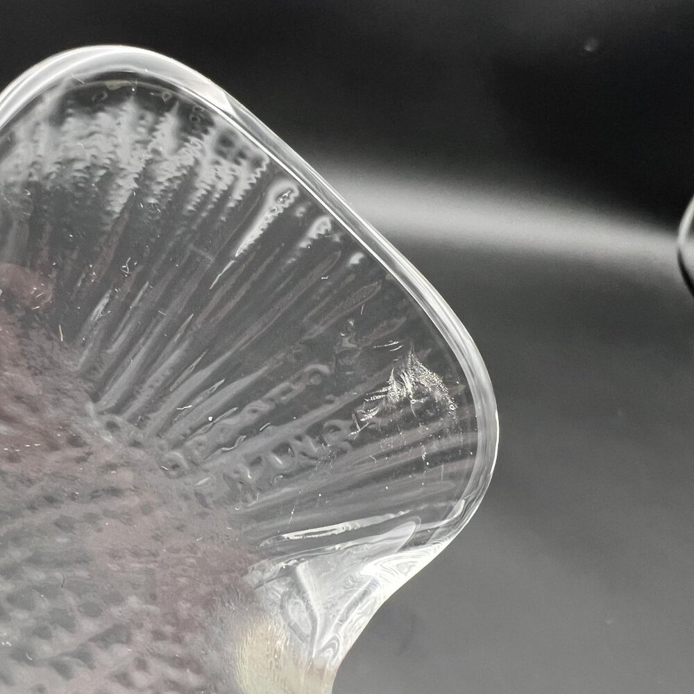 4 Vintage Arcoroc Fish Appetizer Plates Poisson Tempered Glass 6.5” France NOS - Picture 9 of 10